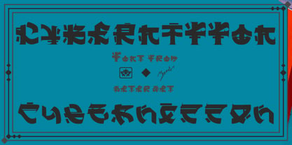 CyberNippon Font Poster 1