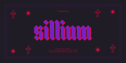 Sillium Font Poster 1