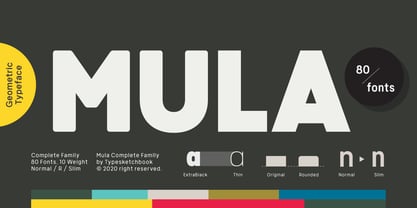 Mula Font Poster 1