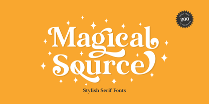 Magical Source Font Poster 1