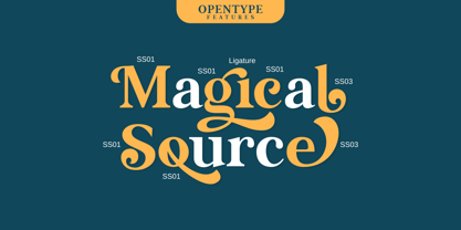 Magical Source Font Poster 3