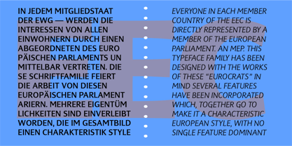 Eurocrat Font Poster 3