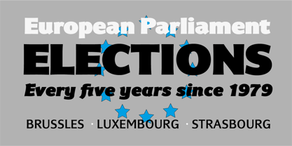 Eurocrat Font Poster 7