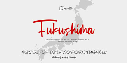 Fukushima Font Poster 7