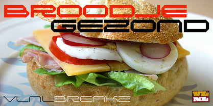 VLNL Breakz Font Poster 3