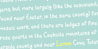 Lemon Press Font Poster 8