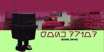Gonk Droid Font Poster 1