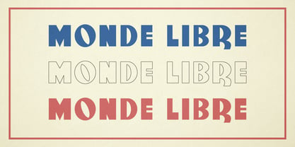 Monde Libre Font Poster 1