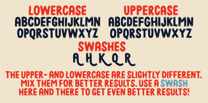 Thick Fun Font Poster 2