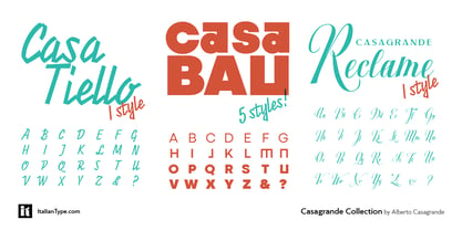 Casagrande Font Poster 9