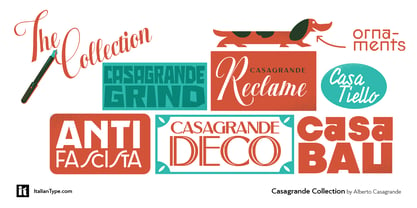 Casagrande Font Poster 3