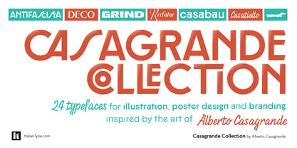 Casagrande Font Poster 1