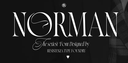 Norman Font Poster 1