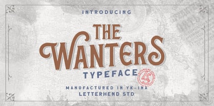 The Wanters Font Poster 1