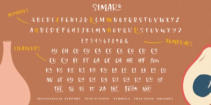 Simaro Font Poster 10