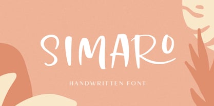 Simaro Font Poster 1