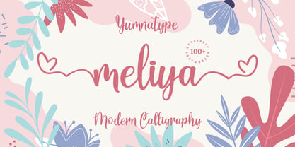 Meliya Font Poster 1