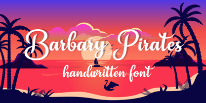 Barbary Pirates Font Poster 1