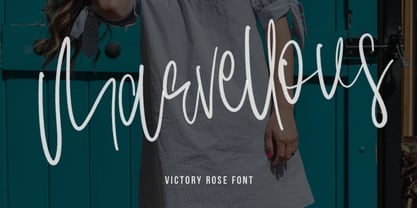 Victory Rose Font Poster 3