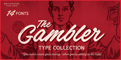 Gambler Font Poster 1