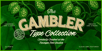 Gambler Font Poster 15