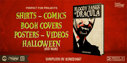 Vampliers Font Poster 4