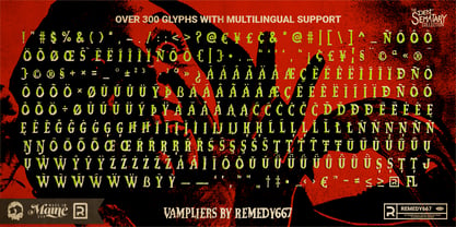 Vampliers Font Poster 6