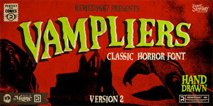 Vampliers Font Poster 1