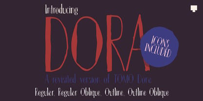TOMO Dora Sans Font Poster 1