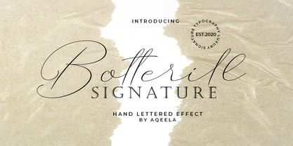 Botterill Signature Fuente Póster 7