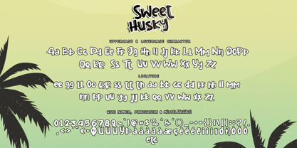 Sweet Husky Font Poster 6