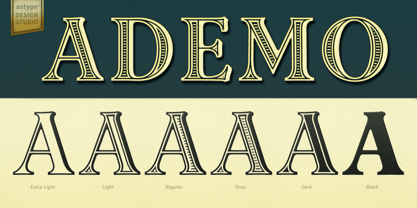 Ademo Font Poster 1
