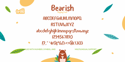 Bearish Font Poster 6