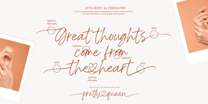 Pretty Queen Font Poster 8