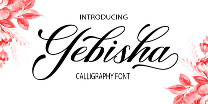 Gebisha Script Font Poster 1