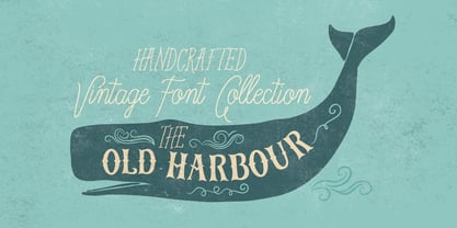 Old Harbour Font Poster 1