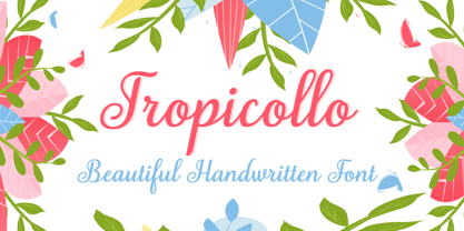 Tropicollo Font Poster 1