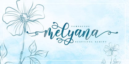 Melyana Font Poster 10