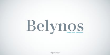 Belynos Font Poster 1