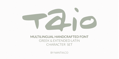 Taio Font Poster 1