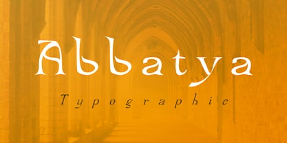 Abbatya Font Poster 1