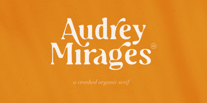 Audrey Mirages Font Poster 1
