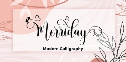Merriday Font Poster 1