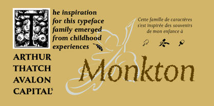 Monkton Aged Font Poster 4