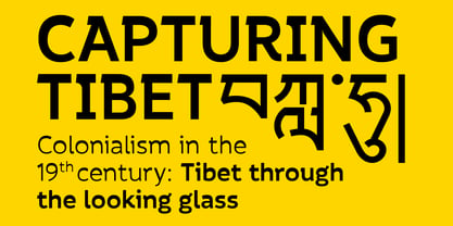Tibet Museum Font Poster 2
