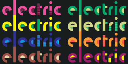 Lincoln Electric Font Poster 6