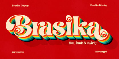 Brasika Display Font Poster 1