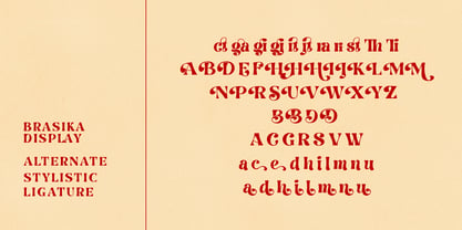 Brasika Display Font Poster 12