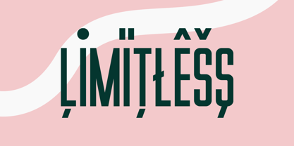 Limitless Font Poster 7
