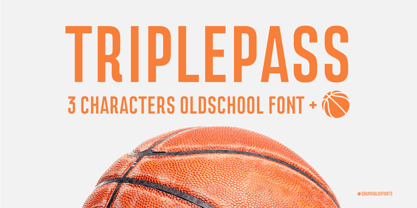 Triplepass Font Poster 1